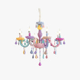 Colorful Cartoon Style Candle Holder Bedroom Chandelier - Clowas